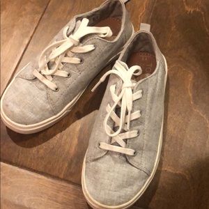 Gray TOMS sneakers